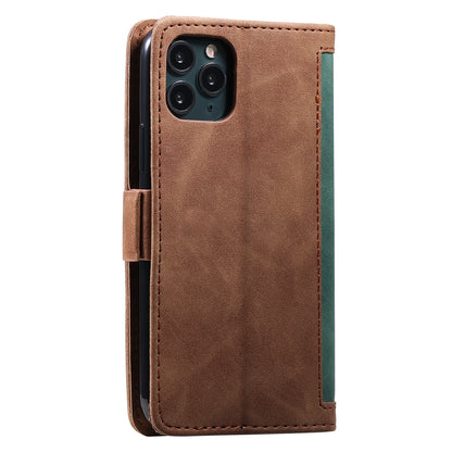 Retro Splicing Leather Covering for iPhone 11 Pro 5.8 inch