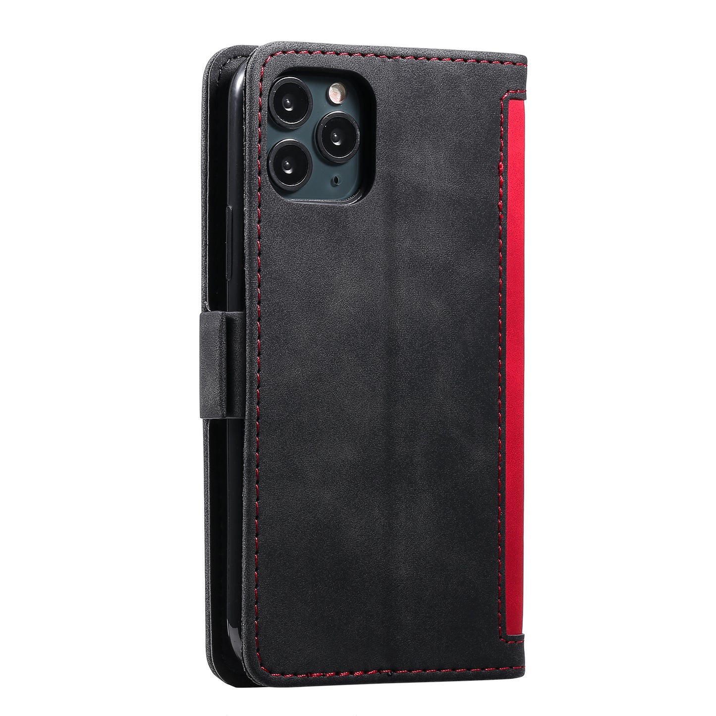 Retro Splicing Leather Covering for iPhone 11 Pro 5.8 inch