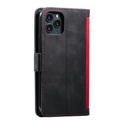 Retro Splicing Leather Covering for iPhone 11 Pro 5.8 inch
