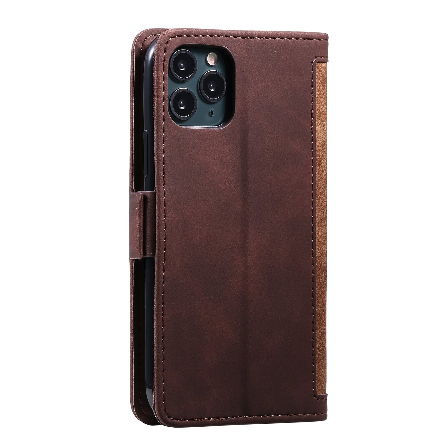 Retro Splicing Leather Covering for iPhone 11 Pro 5.8 inch