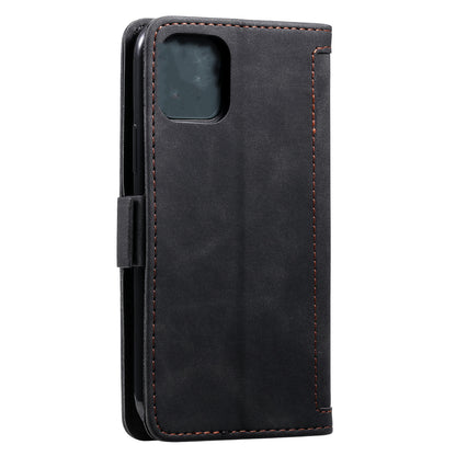 Retro Splicing Style Wallet Stand Leather Phone Case for iPhone 11 6.1 inch