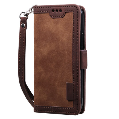 Retro Splicing Style Wallet Stand Leather Phone Case for iPhone 11 6.1 inch