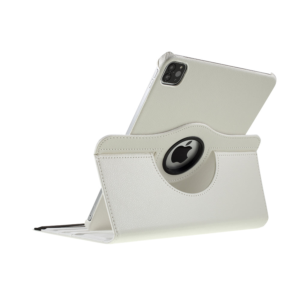 Litchi Skin 360 Degree Rotating Protective Stand Cover with Elastic Band for iPad Air (2020)/Air (2022) / iPad Pro 11-inch (2021) / (2020) / (2018)