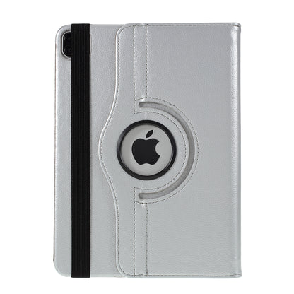 Litchi Skin 360 Degree Rotating Protective Stand Cover with Elastic Band for iPad Air (2020)/Air (2022) / iPad Pro 11-inch (2021) / (2020) / (2018)