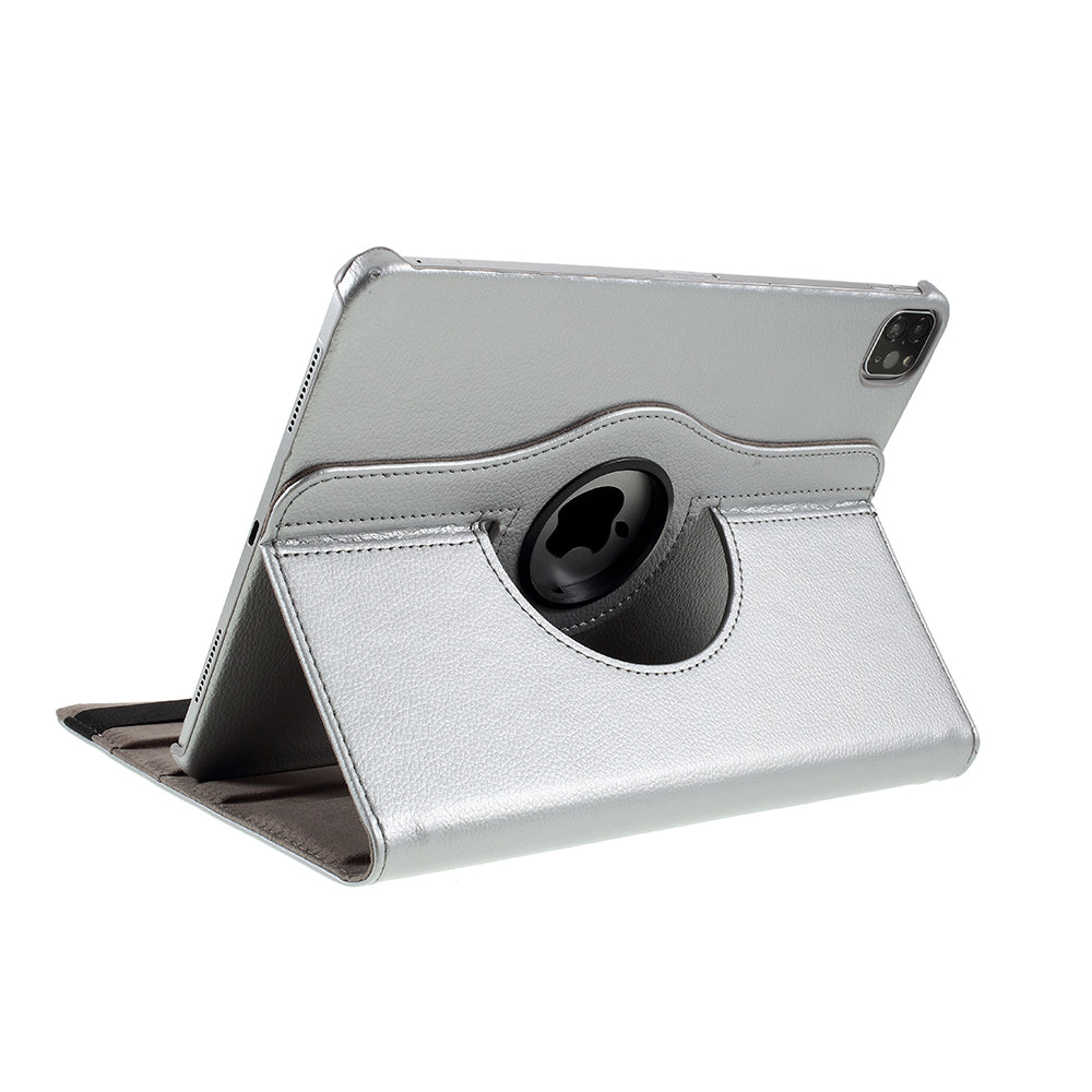 Litchi Skin 360 Degree Rotating Protective Stand Cover with Elastic Band for iPad Air (2020)/Air (2022) / iPad Pro 11-inch (2021) / (2020) / (2018)
