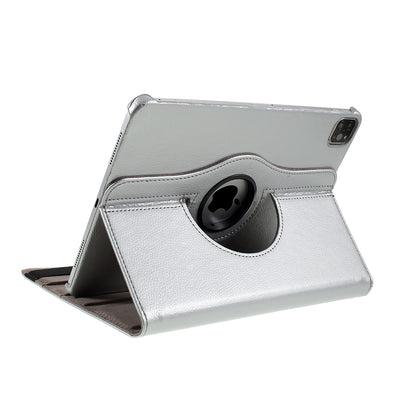 Litchi Skin 360 Degree Rotating Protective Stand Cover with Elastic Band for iPad Air (2020)/Air (2022) / iPad Pro 11-inch (2021) / (2020) / (2018)
