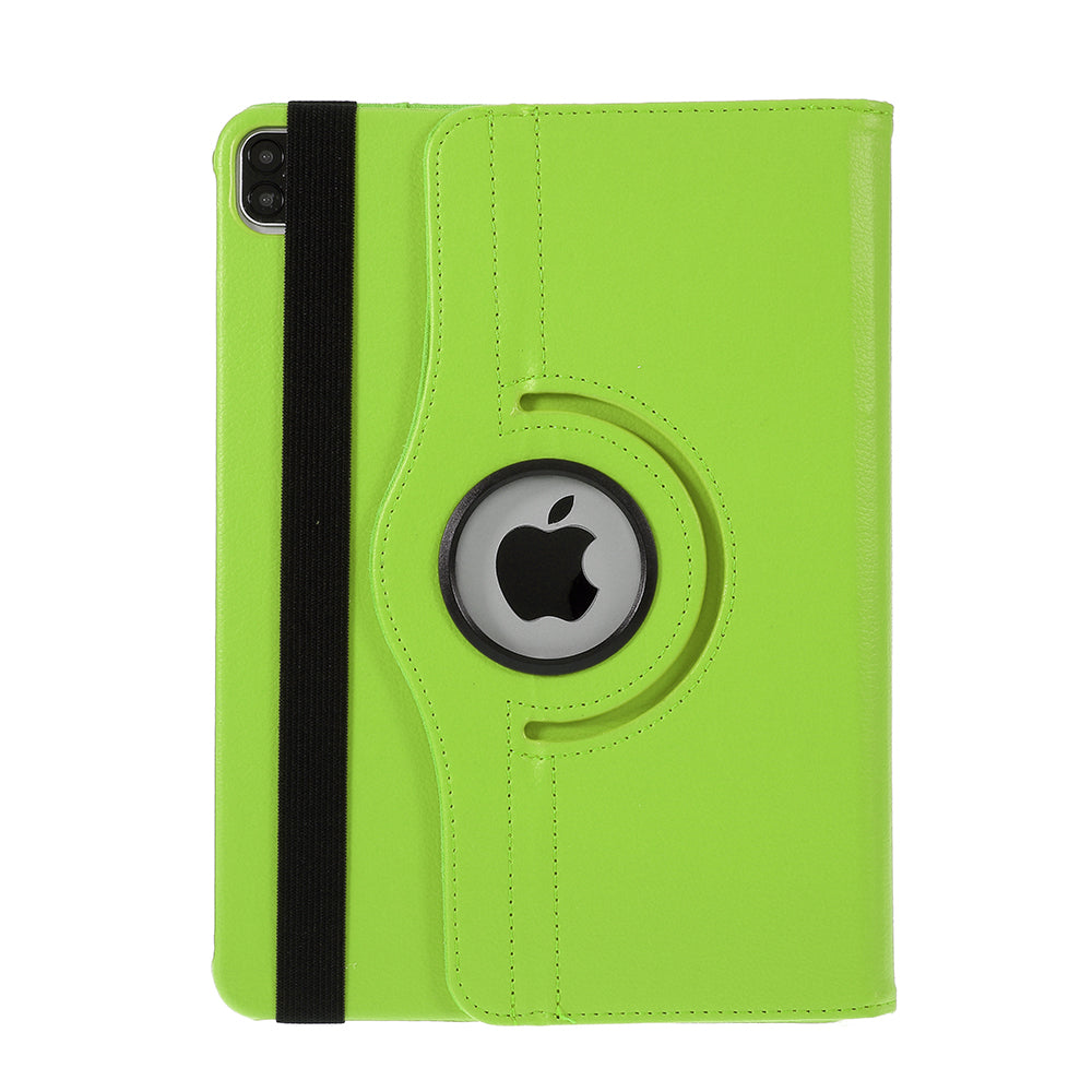 Litchi Skin 360 Degree Rotating Protective Stand Cover with Elastic Band for iPad Air (2020)/Air (2022) / iPad Pro 11-inch (2021) / (2020) / (2018)