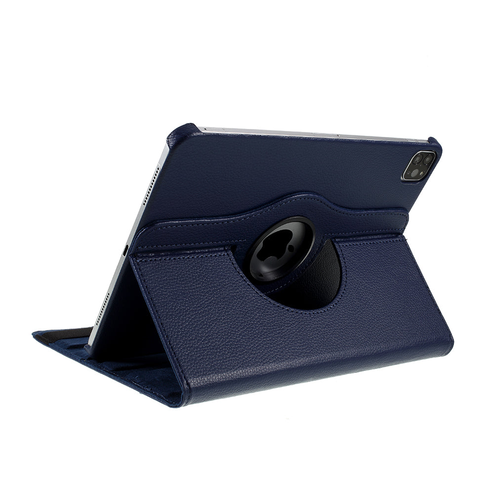 Litchi Skin 360 Degree Rotating Protective Stand Cover with Elastic Band for iPad Air (2020)/Air (2022) / iPad Pro 11-inch (2021) / (2020) / (2018)