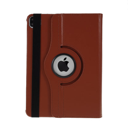 Litchi Skin 360 Degree Rotating Protective Stand Cover with Elastic Band for iPad Air (2020)/Air (2022) / iPad Pro 11-inch (2021) / (2020) / (2018)