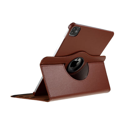 Litchi Skin 360 Degree Rotating Protective Stand Cover with Elastic Band for iPad Air (2020)/Air (2022) / iPad Pro 11-inch (2021) / (2020) / (2018)