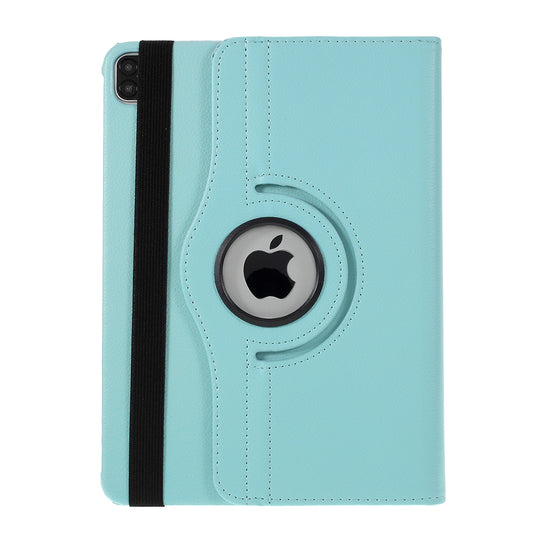 Litchi Skin Leather Case Cover with 360 Rotating Stand for iPad Pro 12.9-inch (2020) (2018)