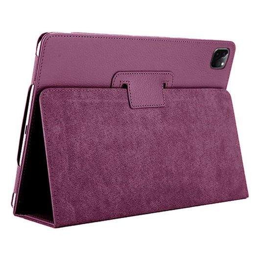 Litchi Skin Smart Leather Stand Case for iPad Pro 11-inch (2020)