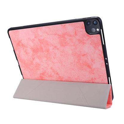 Retro Style Origami Smart Leather Stand Tablet Case for iPad Pro 12.9-inch (2020)