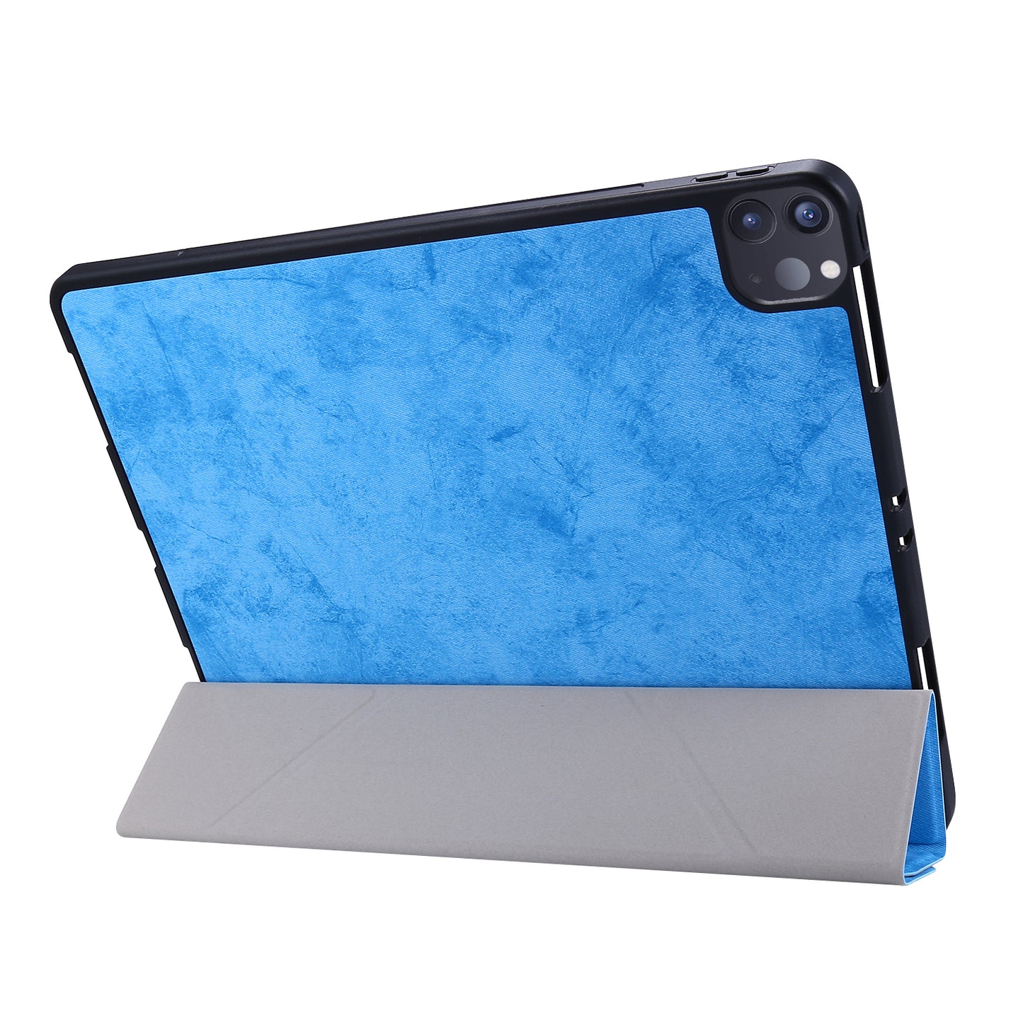 Retro Style Origami Smart Leather Stand Tablet Case for iPad Pro 12.9-inch (2020)