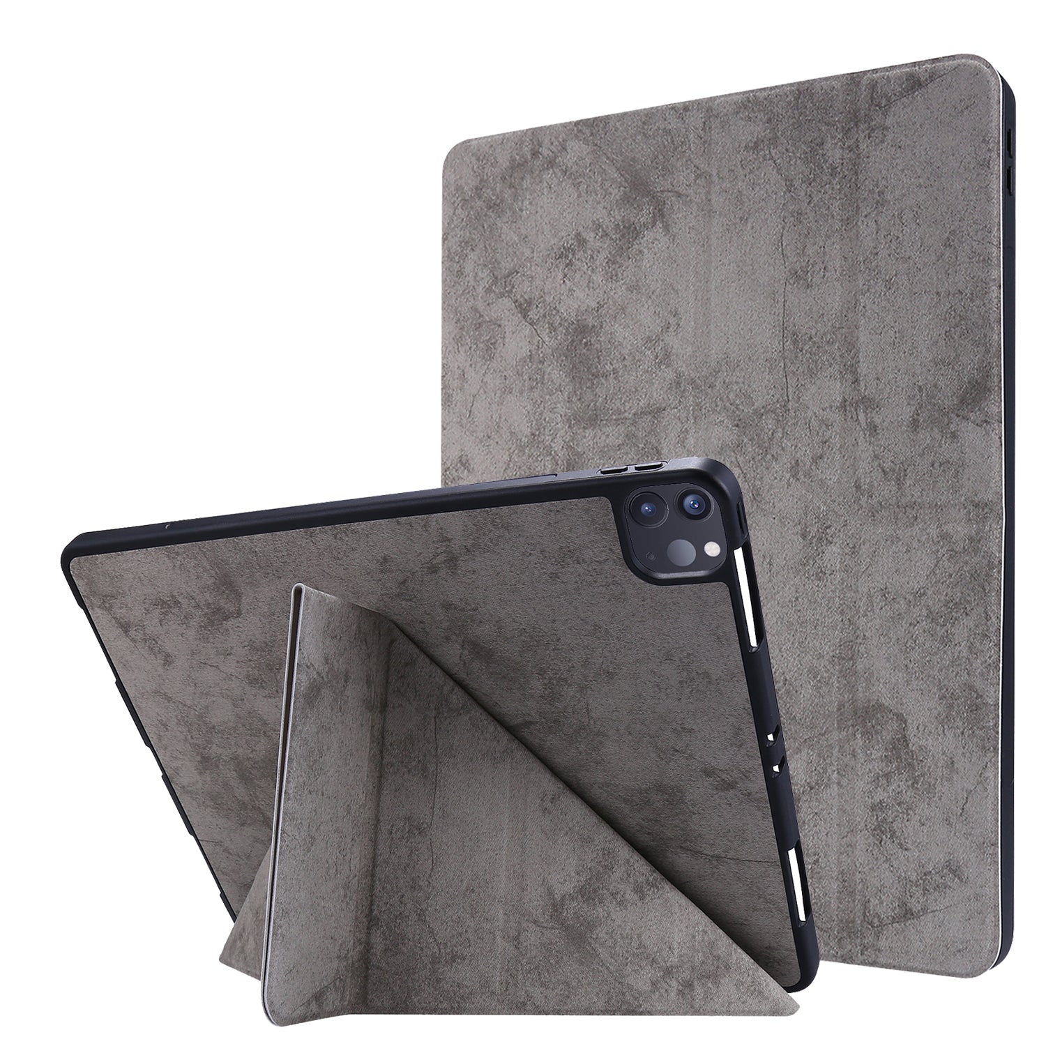 Retro Style Origami Smart Leather Stand Tablet Cover for iPad Pro 11-inch (2020)
