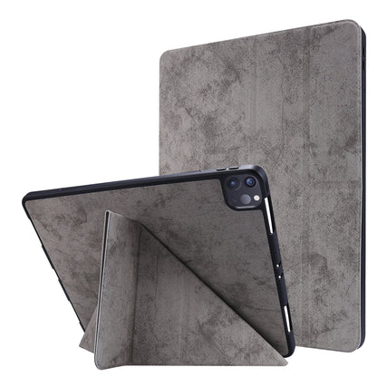 Retro Style Origami Smart Leather Stand Tablet Cover for iPad Pro 11-inch (2020)