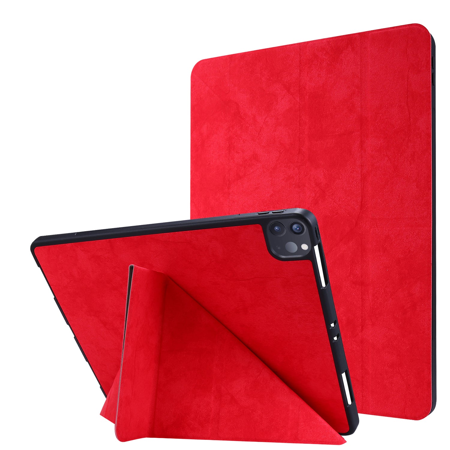 Retro Style Origami Smart Leather Stand Tablet Cover for iPad Pro 11-inch (2020)