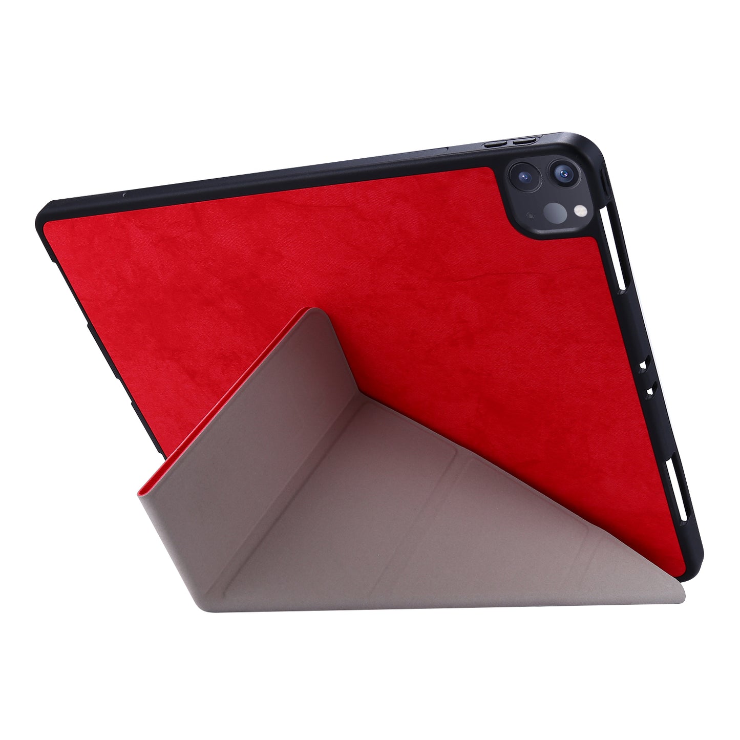 Retro Style Origami Smart Leather Stand Tablet Cover for iPad Pro 11-inch (2020)