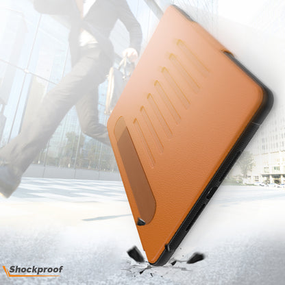 For iPad 10.2 (2020)/(2019) Multi-angle Stand Card Holder Leather Tablet Case Magnetic Closure Cover with Stylus Slot