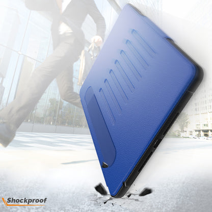 For iPad 10.2 (2020)/(2019) Multi-angle Stand Card Holder Leather Tablet Case Magnetic Closure Cover with Stylus Slot