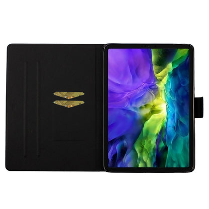 Pattern Printing PU Leather Tablet Case with Card Slots for iPad Pro 11-inch (2020)/(2018)
