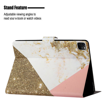 Pattern Printing PU Leather Tablet Case with Card Slots for iPad Pro 11-inch (2020)/(2018)