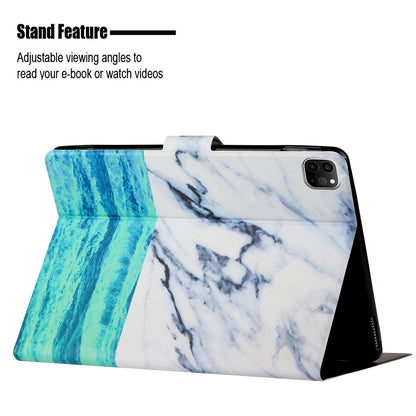 Pattern Printing PU Leather Tablet Case with Card Slots for iPad Pro 11-inch (2020)/(2018)