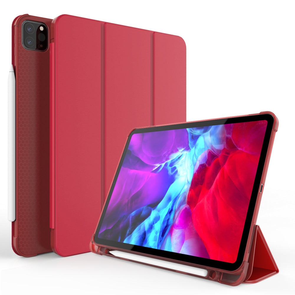 Tri-fold Stand Smart Leather Case with Pen Slot for iPad Pro 11-inch (2021)(2020)(2018)