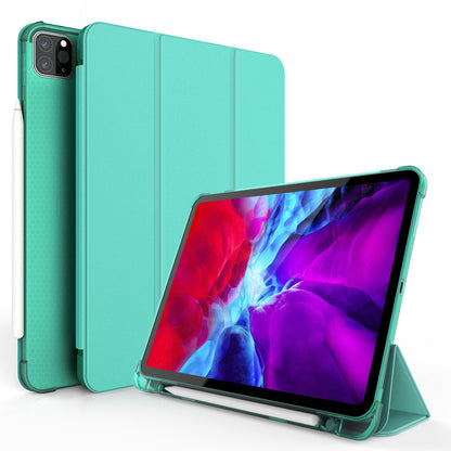 Tri-fold Stand Smart Leather Case with Pen Slot for iPad Pro 11-inch (2021)(2020)(2018)
