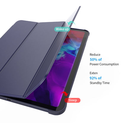 Tri-fold Stand Smart Leather Case with Pen Slot for iPad Pro 11-inch (2021)(2020)(2018)