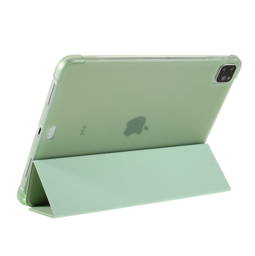 Tri-fold Stand Smart Leather Case with Pen Slot for iPad Pro 11-inch (2021)(2020)(2018)