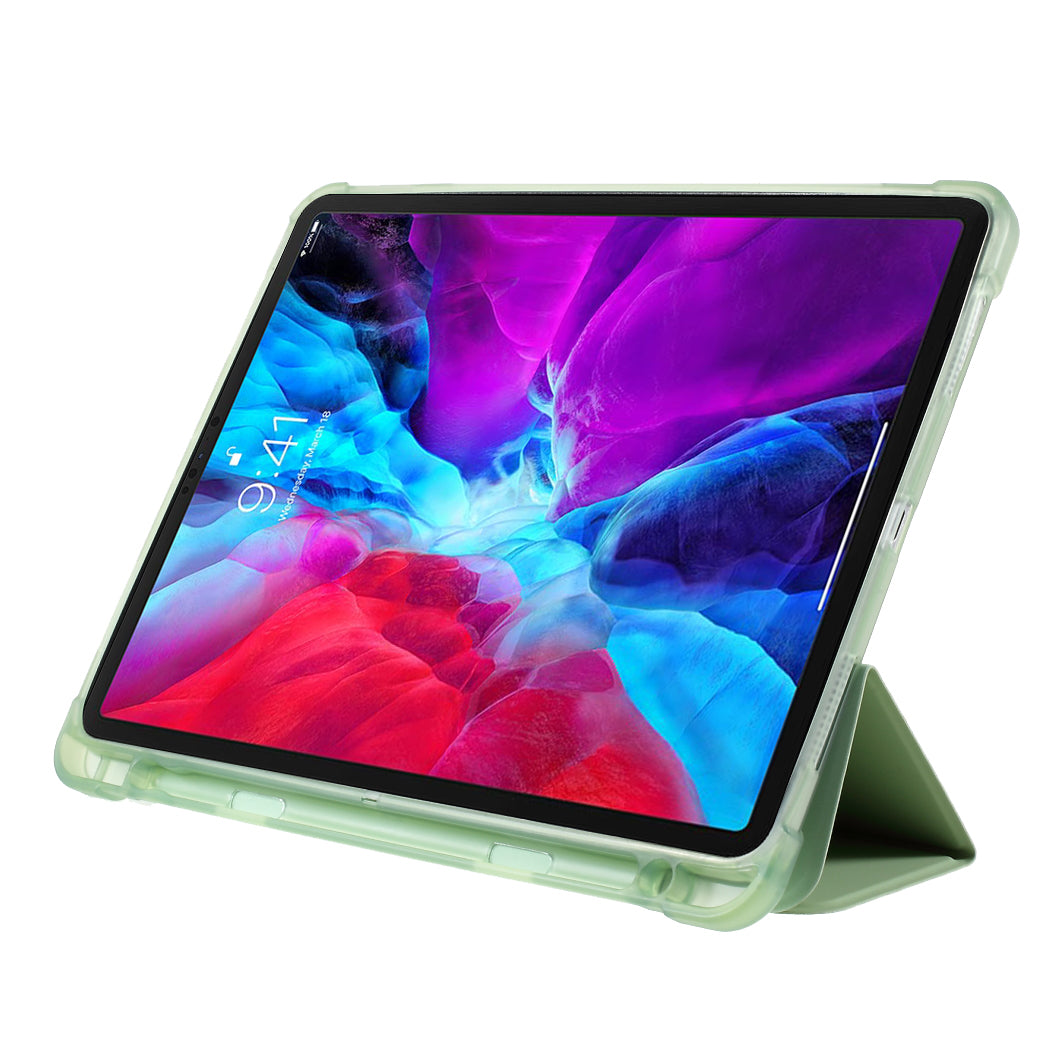 Tri-fold Stand Smart Leather Case with Pen Slot for iPad Pro 11-inch (2021)(2020)(2018)