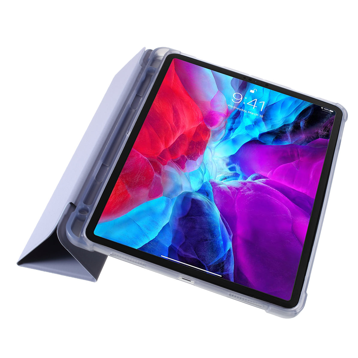 Tri-fold Stand Smart Leather Case with Pen Slot for iPad Pro 11-inch (2021)(2020)(2018)