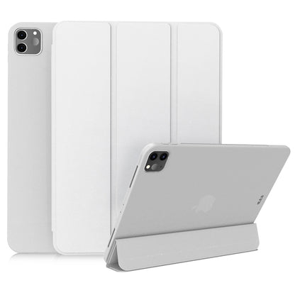 For iPad Pro 11-inch (2020) Tri-fold Stand Protective Cover Smart Wake / Sleep TPU Leather Tablet Case