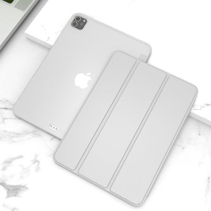 For iPad Pro 11-inch (2020) Tri-fold Stand Protective Cover Smart Wake / Sleep TPU Leather Tablet Case