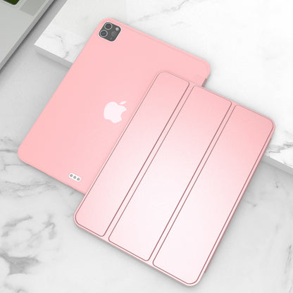 For iPad Pro 11-inch (2020) Tri-fold Stand Protective Cover Smart Wake / Sleep TPU Leather Tablet Case