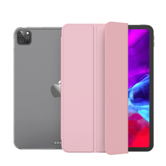 Tri-fold Stand Smart Wake/Sleep TPU Leather Tablet Cover for iPad Pro 12.9-inch (2020)