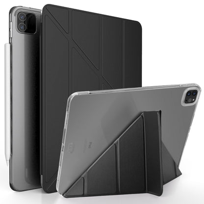 Magnetic Absorption Origami Smart TPU Leather Case Tablet Cover for iPad Pro 12.9-inch (2020)