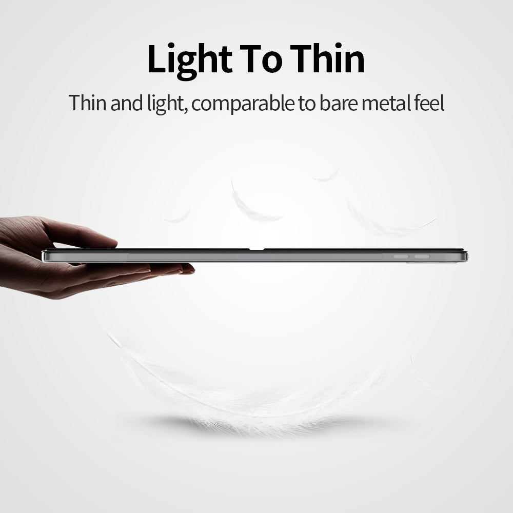 Magnetic Absorption Origami Smart TPU Leather Case Tablet Cover for iPad Pro 12.9-inch (2020)