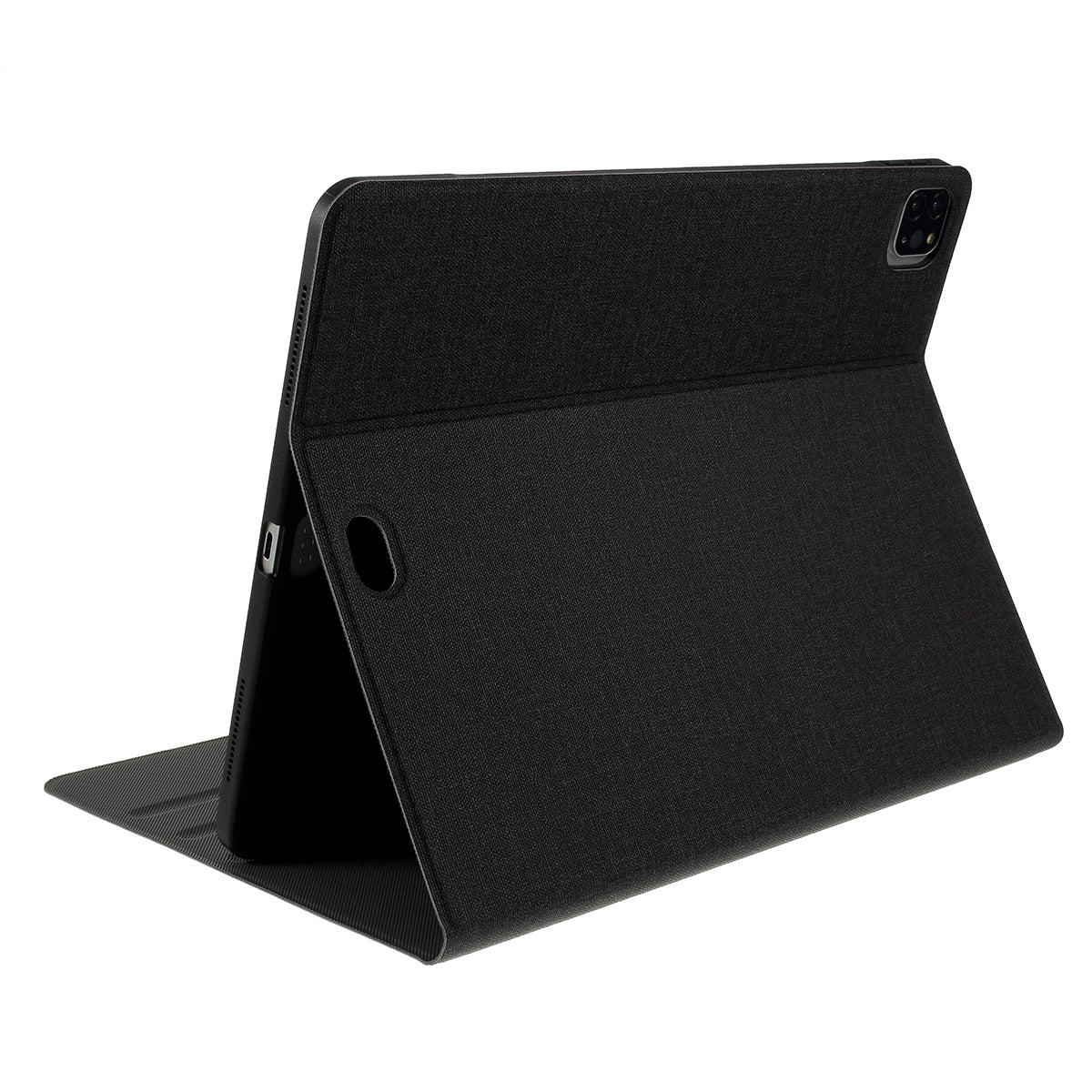 Cloth Texture PU Leather Stand Tablet Cover for iPad Pro 12.9-inch (2020) / (2018)