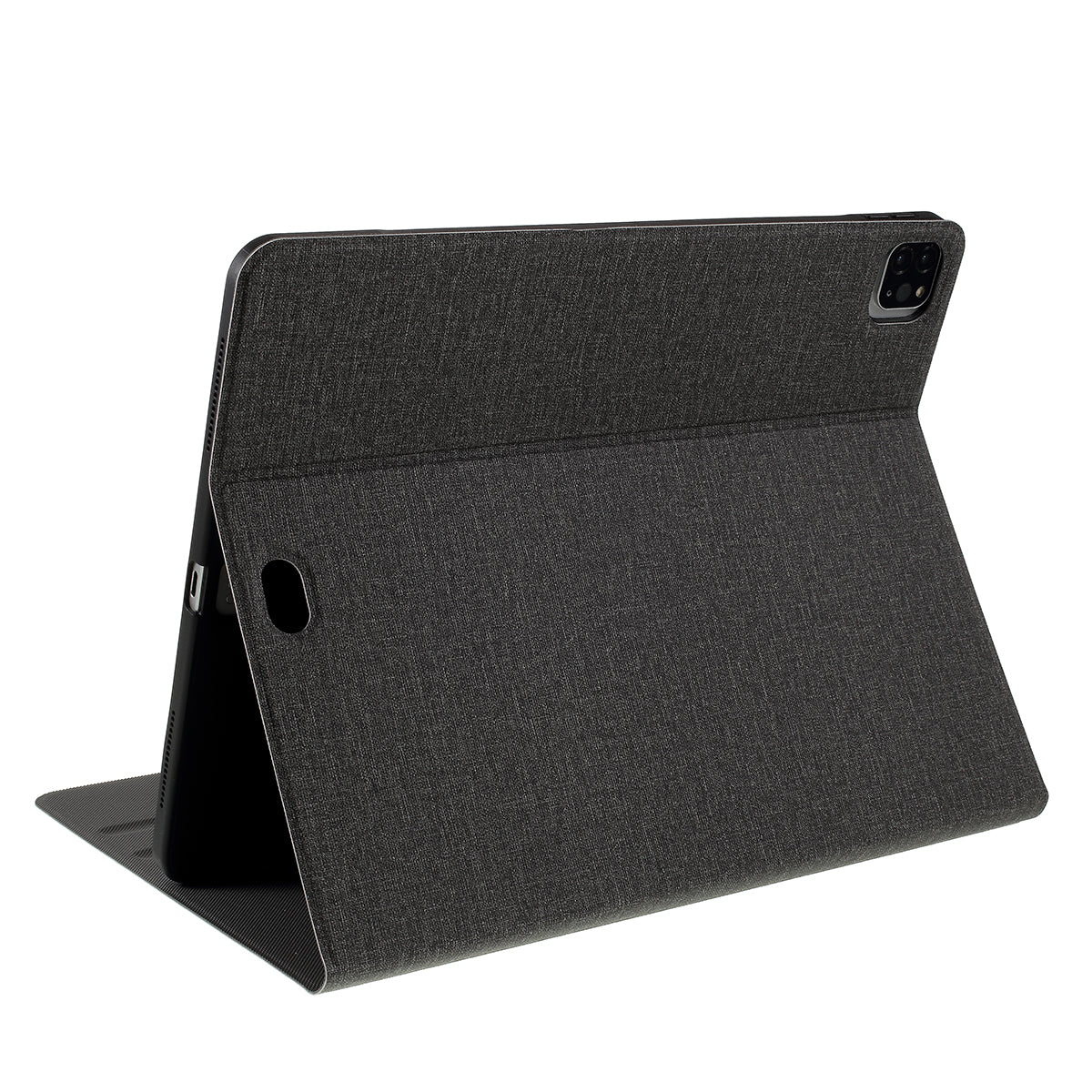 Cloth Texture PU Leather Stand Tablet Cover for iPad Pro 12.9-inch (2020) / (2018)