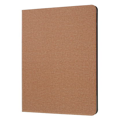 Cloth Texture PU Leather Stand Tablet Cover for iPad Pro 12.9-inch (2020) / (2018)