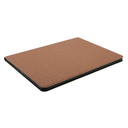 Cloth Texture PU Leather Stand Tablet Cover for iPad Pro 12.9-inch (2020) / (2018)