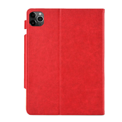 Metal Buckle Wallet Stand Leather Smart Cover Tablet Shell for iPad Air (2020)/Air (2022)/Pro 11-inch (2020)/(2018)