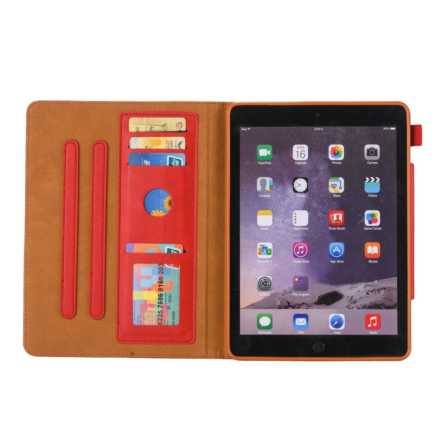 Metal Buckle Wallet Stand Leather Smart Cover Tablet Shell for iPad Air (2020)/Air (2022)/Pro 11-inch (2020)/(2018)