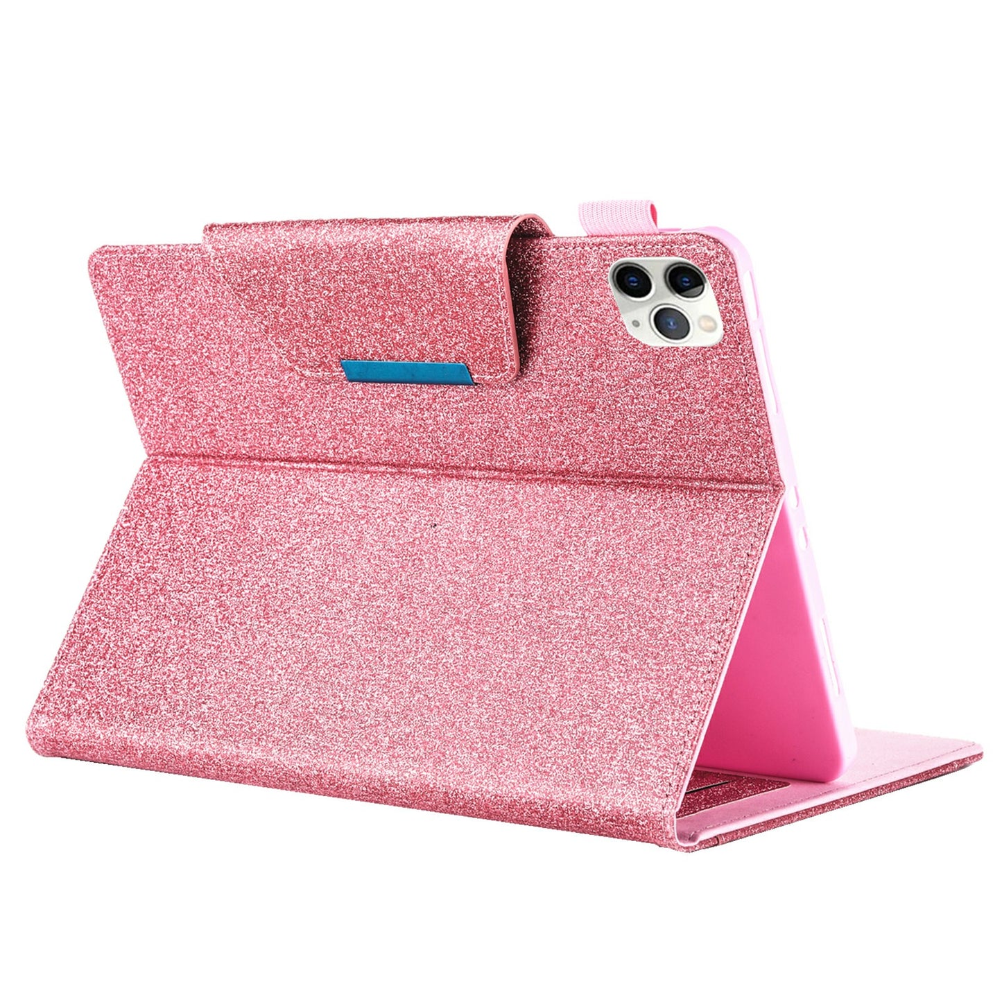 Metal Buckle Wallet Stand Leather Smart Cover Tablet Shell for iPad Air (2020)/Air (2022)/Pro 11-inch (2020)/(2018)