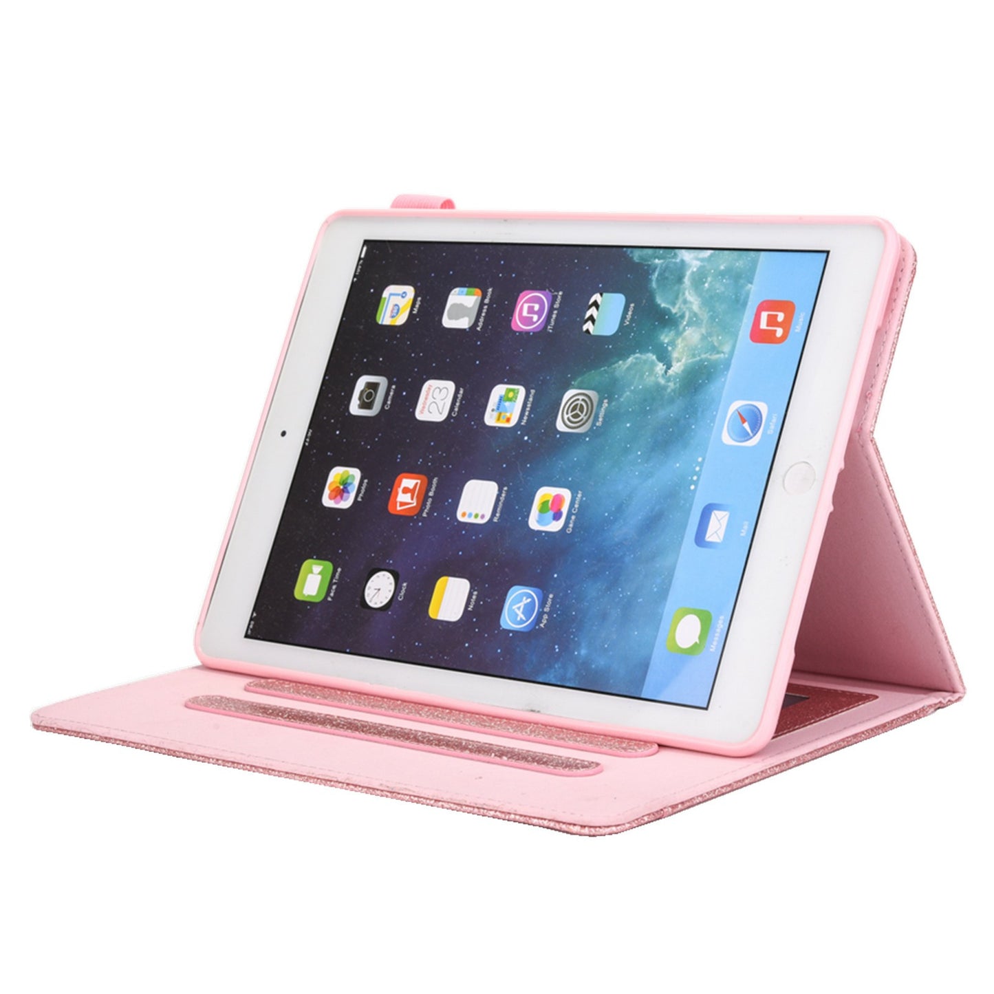 Metal Buckle Wallet Stand Leather Smart Cover Tablet Shell for iPad Air (2020)/Air (2022)/Pro 11-inch (2020)/(2018)
