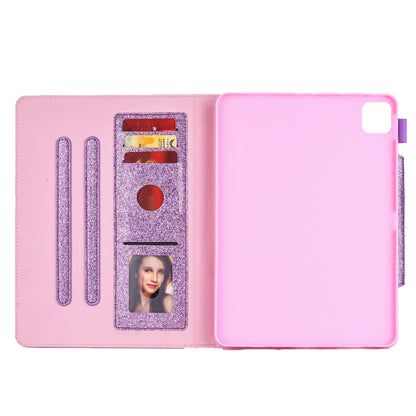 Metal Buckle Wallet Stand Leather Smart Cover Tablet Shell for iPad Air (2020)/Air (2022)/Pro 11-inch (2020)/(2018)