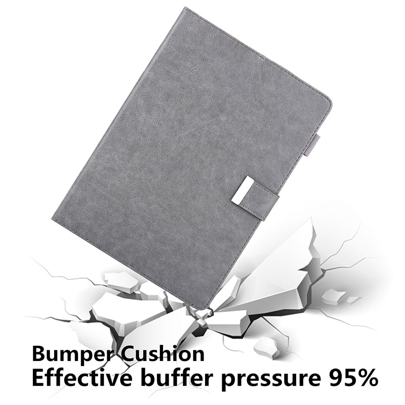 Metal Buckle Card Slots Stand Leather Smart Cover with Hand Strap for iPad Air (2020)/Air (2022)/Pro 11-inch (2021)(2020)(2018)