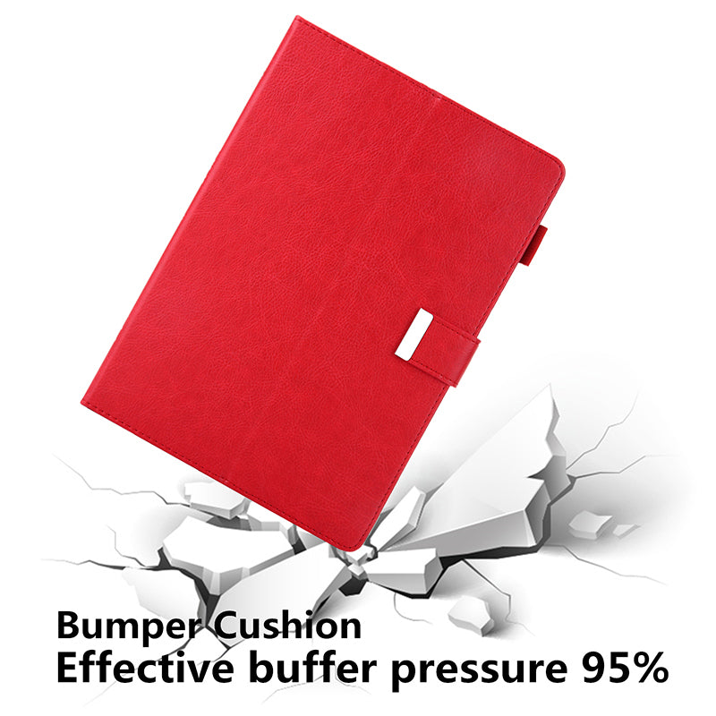 Metal Buckle Card Slots Stand Leather Smart Cover with Hand Strap for iPad Air (2020)/Air (2022)/Pro 11-inch (2021)(2020)(2018)
